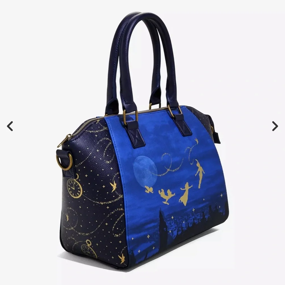 Loungefly Disney Peter Pan Night Sky Satchel Bag